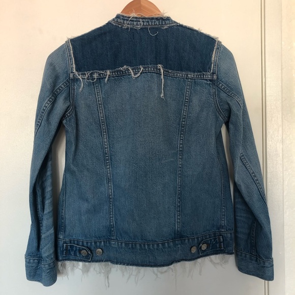 Madewell Distressed Denim Jacket - Picture 3 of 4
